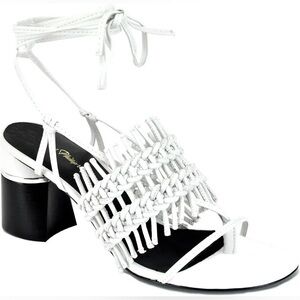 3.1 Phillip Lim Dum 70mm Crochet Sandals 37.5 NEW